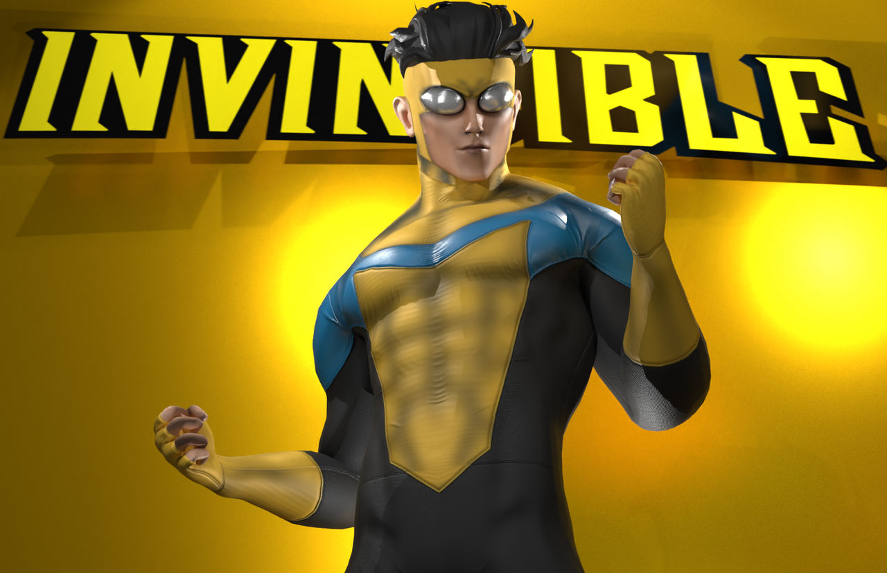 Invincible Comic Model Invincible Model based off the comics by SkyIdk on DeviantArt