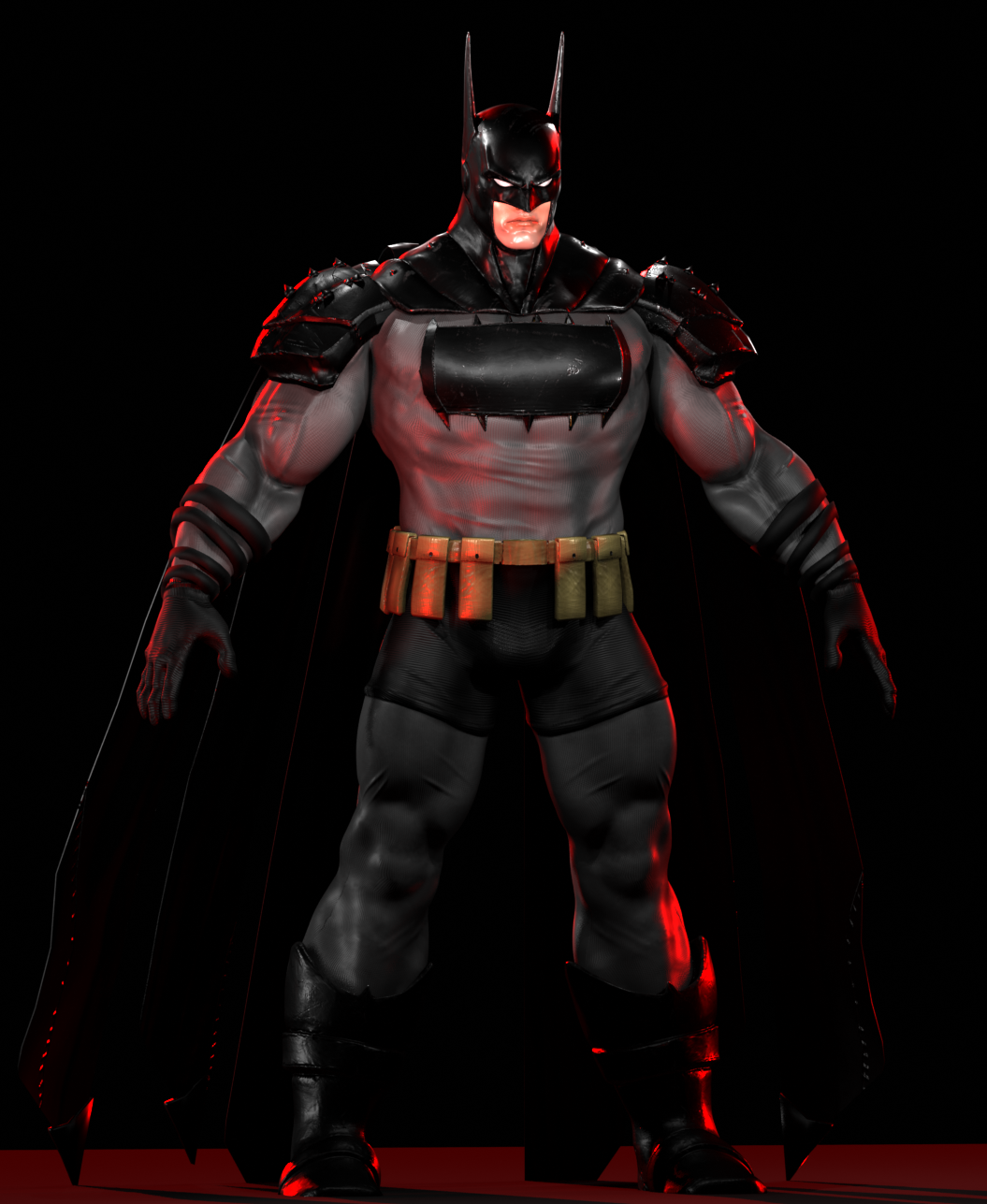 Absolute Batman Build Absolute Batman 3D Model by SkyIdk on DeviantArt