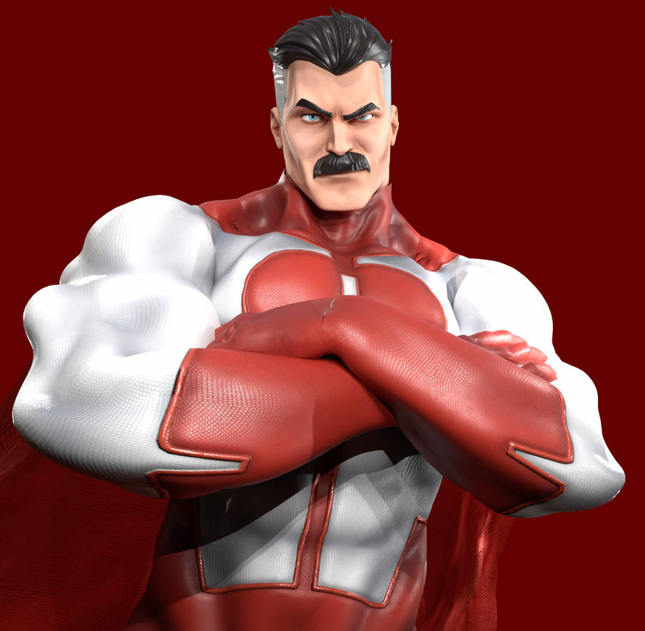Omni Ranger Deviantart Omni Man 3D REMAKE by SkyIdk on DeviantArt