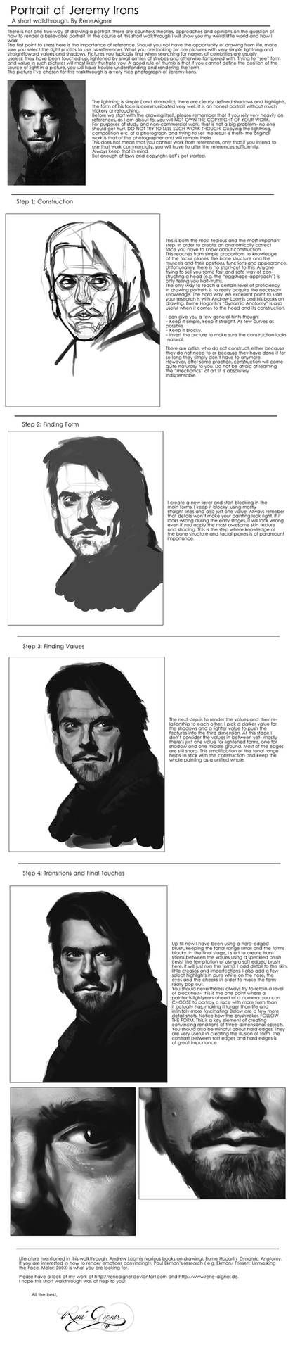 Portait of J. Irons: Tutorial