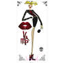 Vamp Vixen fashion illustration mixed media