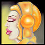orange space chick