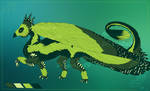 (OPEN) Adopt Auction #6 Green Dragon Bird by DragonDoll9
