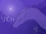 (CLOSED) YCH #9 Auction Dragon Head Night by DragonDoll9