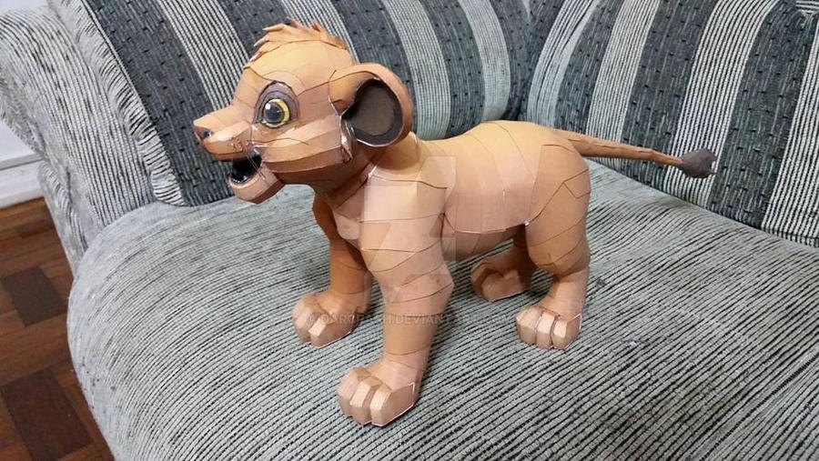 Simba Papercraft by darcrash on DeviantArt