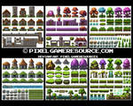 10000+ Outdoor Building Pixel Asset Bundle by PixelGameResources