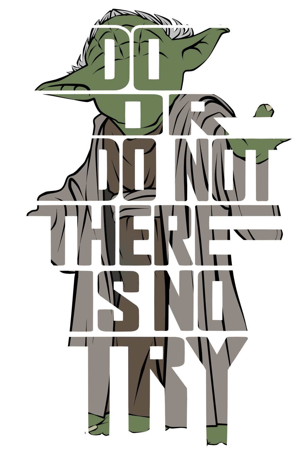 Yoda Typography by DeivisAteivis on DeviantArt