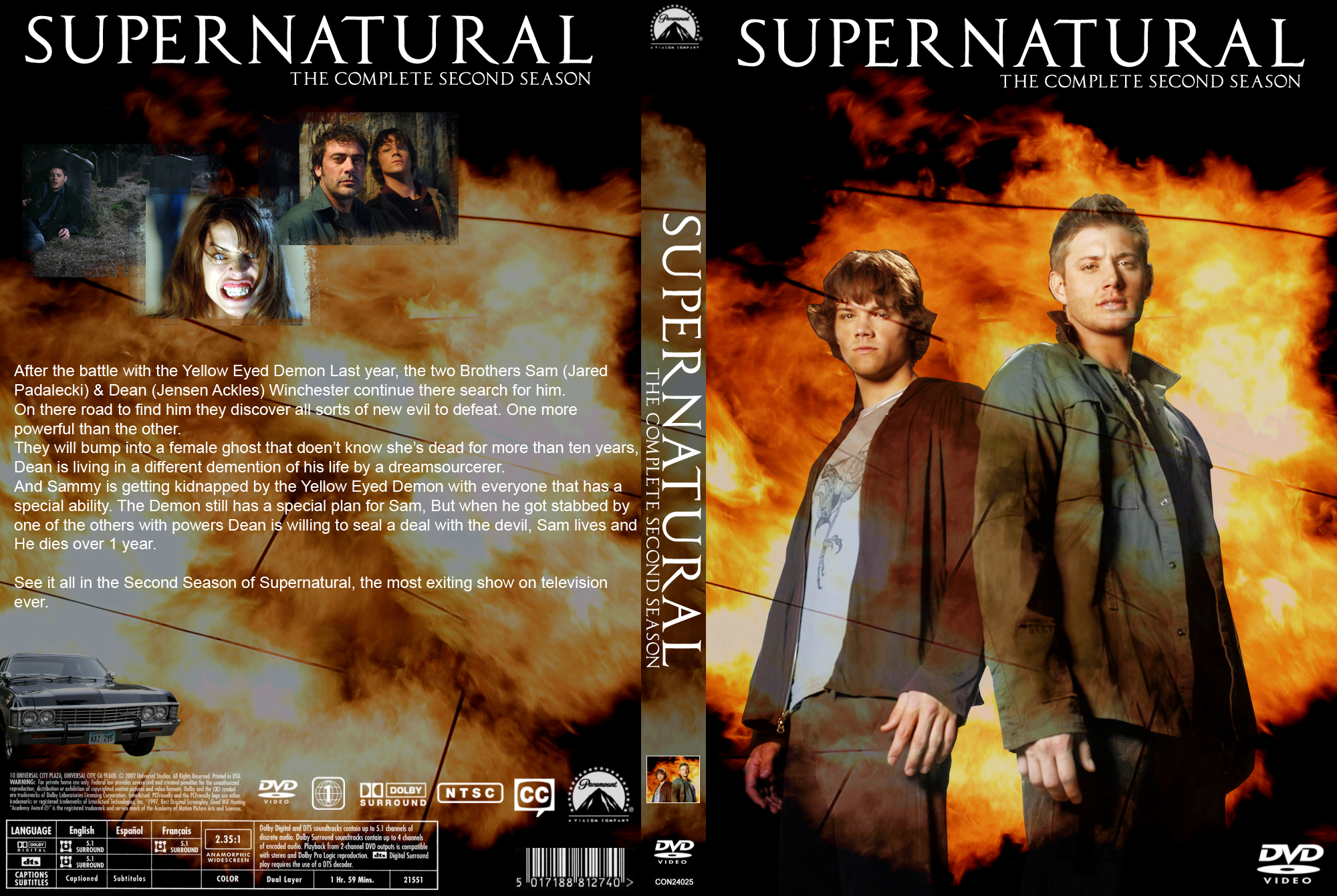 Problema ocupado protesta Supernatural Second Season DVD by TamaraP on DeviantArt