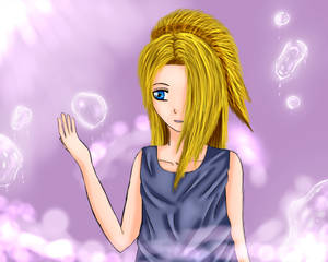 Deidara and bubbles