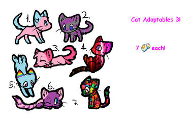 Cat Adoptables 3! OPEN