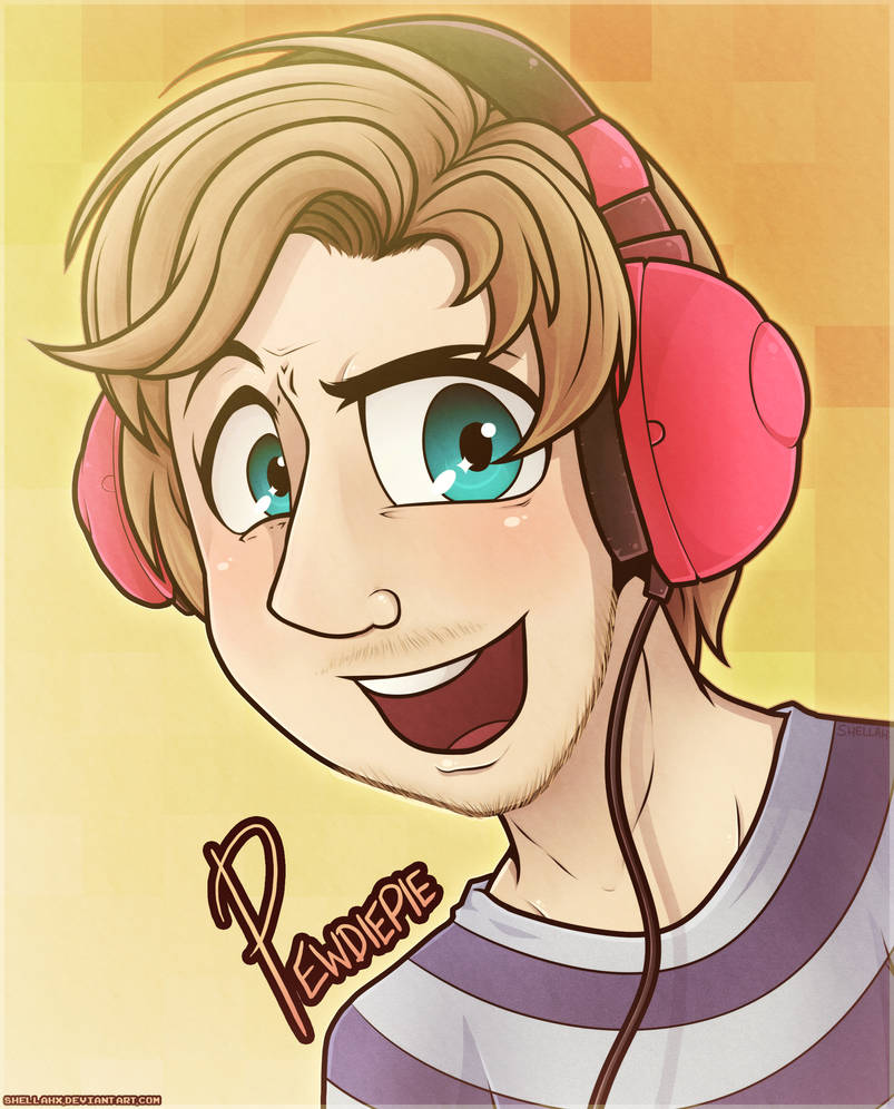 Pewdiepie Portrait by Shellahx