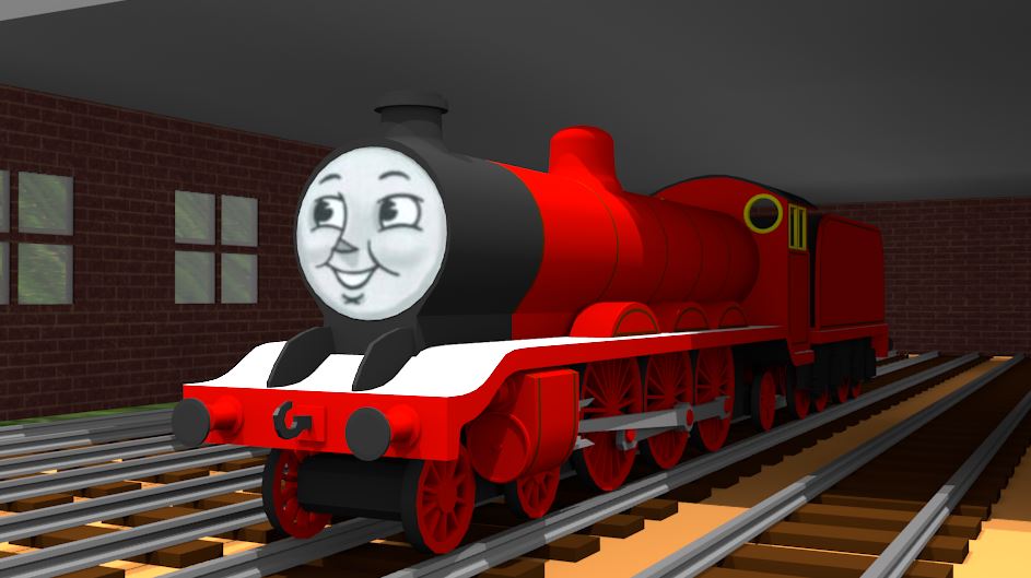 RWS #4 - James the Red Engine by FizzledFirebox on DeviantArt