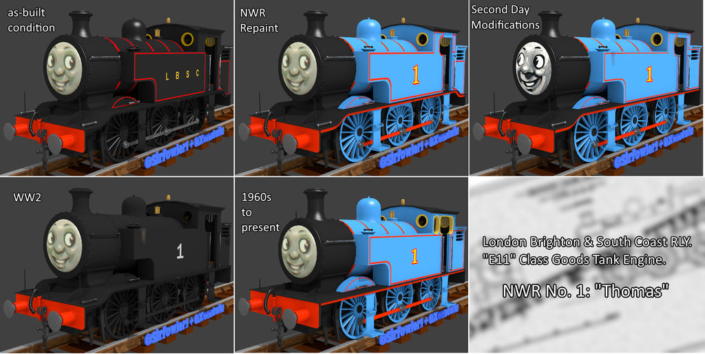 Thomas The Tank Engine (LBSC E11) by Sirfowler1 on DeviantArt