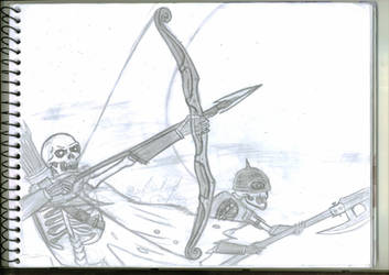 Skeleton Archer sketche