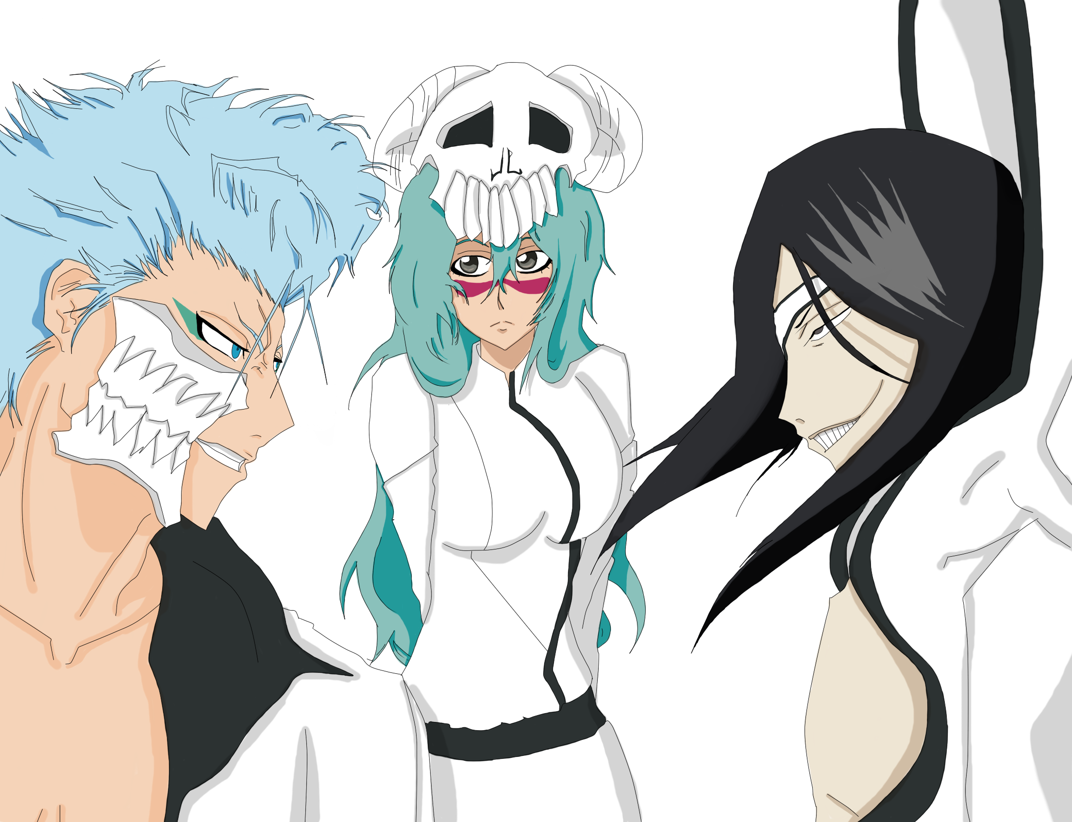 Grimmjow x Nel x Nnoitra