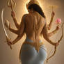 Durga Devi sexy back