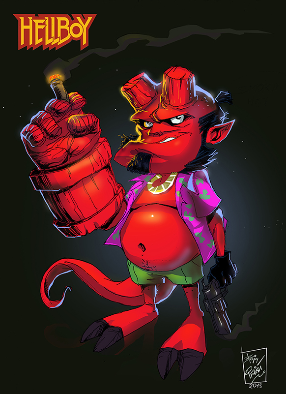 Hellboy chibi