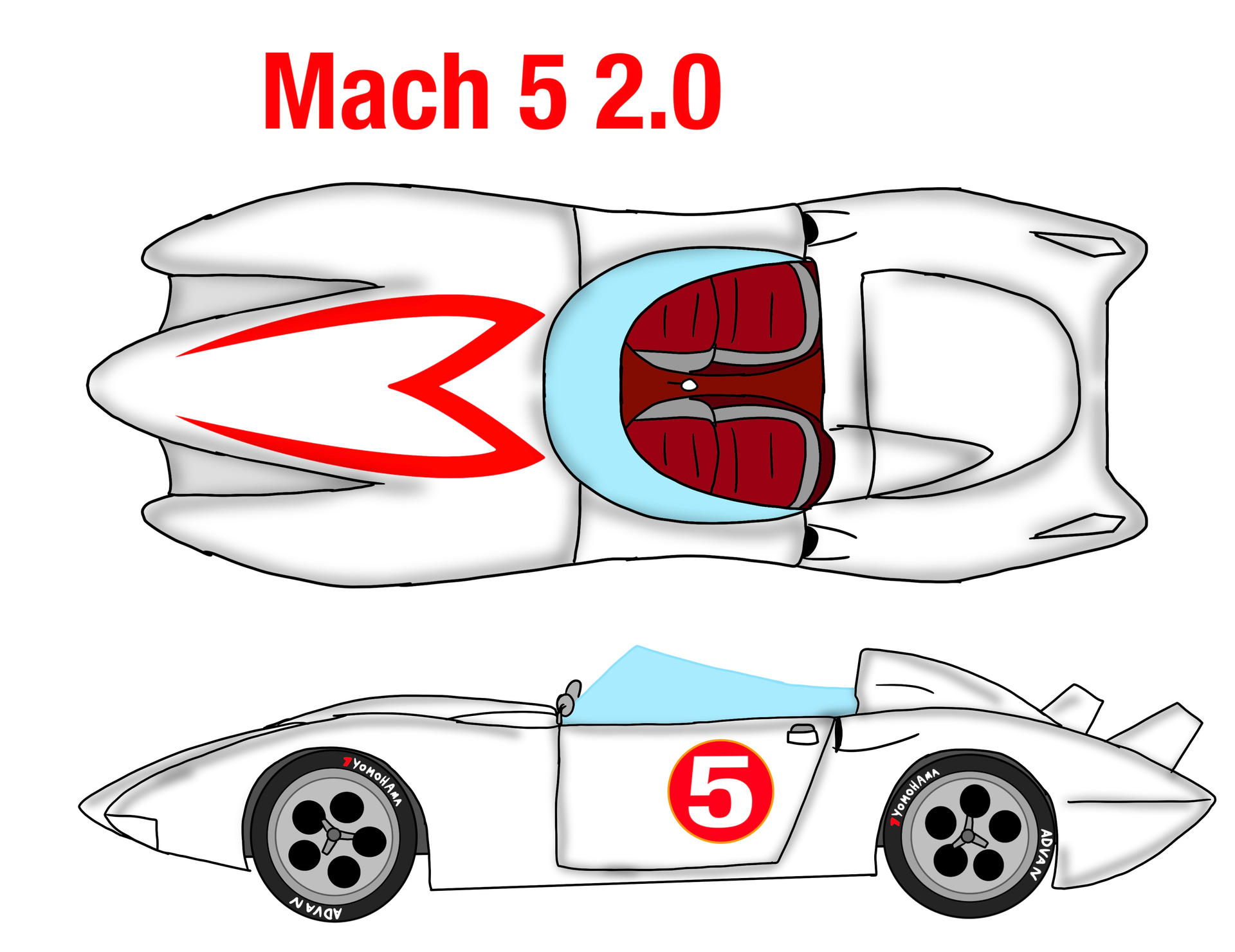 Mach 5 Shell The Mach 5 2.0 by inkangelseraphim on DeviantArt