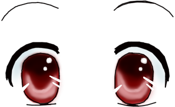 Anime eyes red