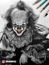 Pennywise Graphite portrait