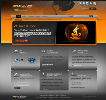 Asga Academy Website