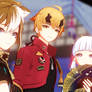 MMD / Ooc Gorou, Thoma, Ayaka, Raiden Shogun lol