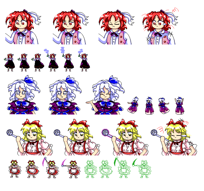 Portraits and Sprites