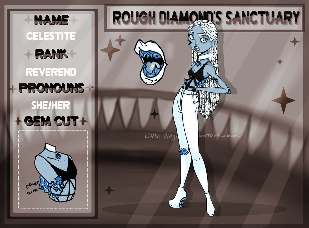 Celestite App: Rough Diamonds Court