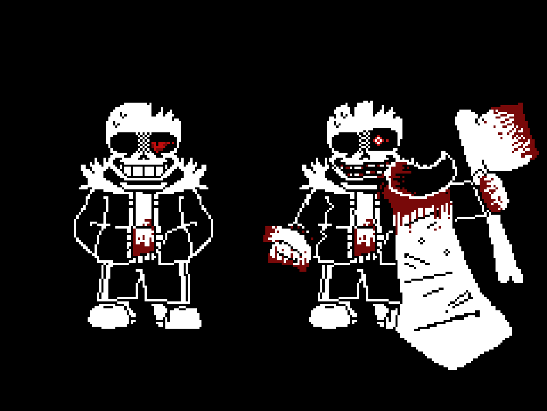 horrortale sans. sprite by imoops155 on DeviantArt