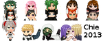 Icon Commissions 1-9 by Roxxia-chan