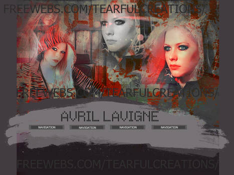 Avril Lavigne Layout