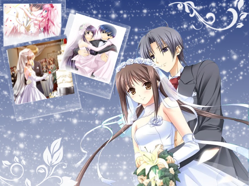 Anime Wedding Wallpaper by Koi-wo-eien on DeviantArt