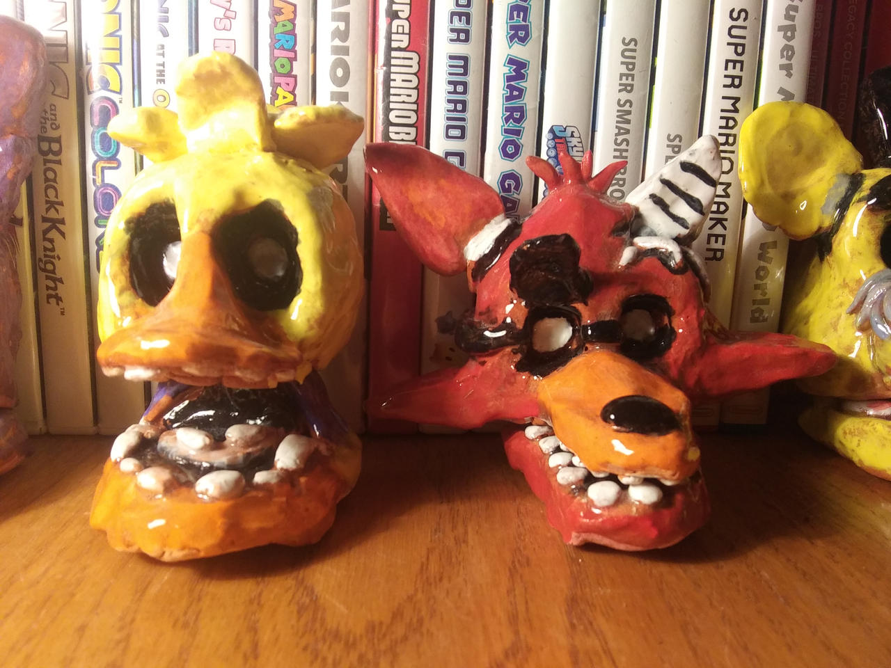 Clay Chica and Foxy