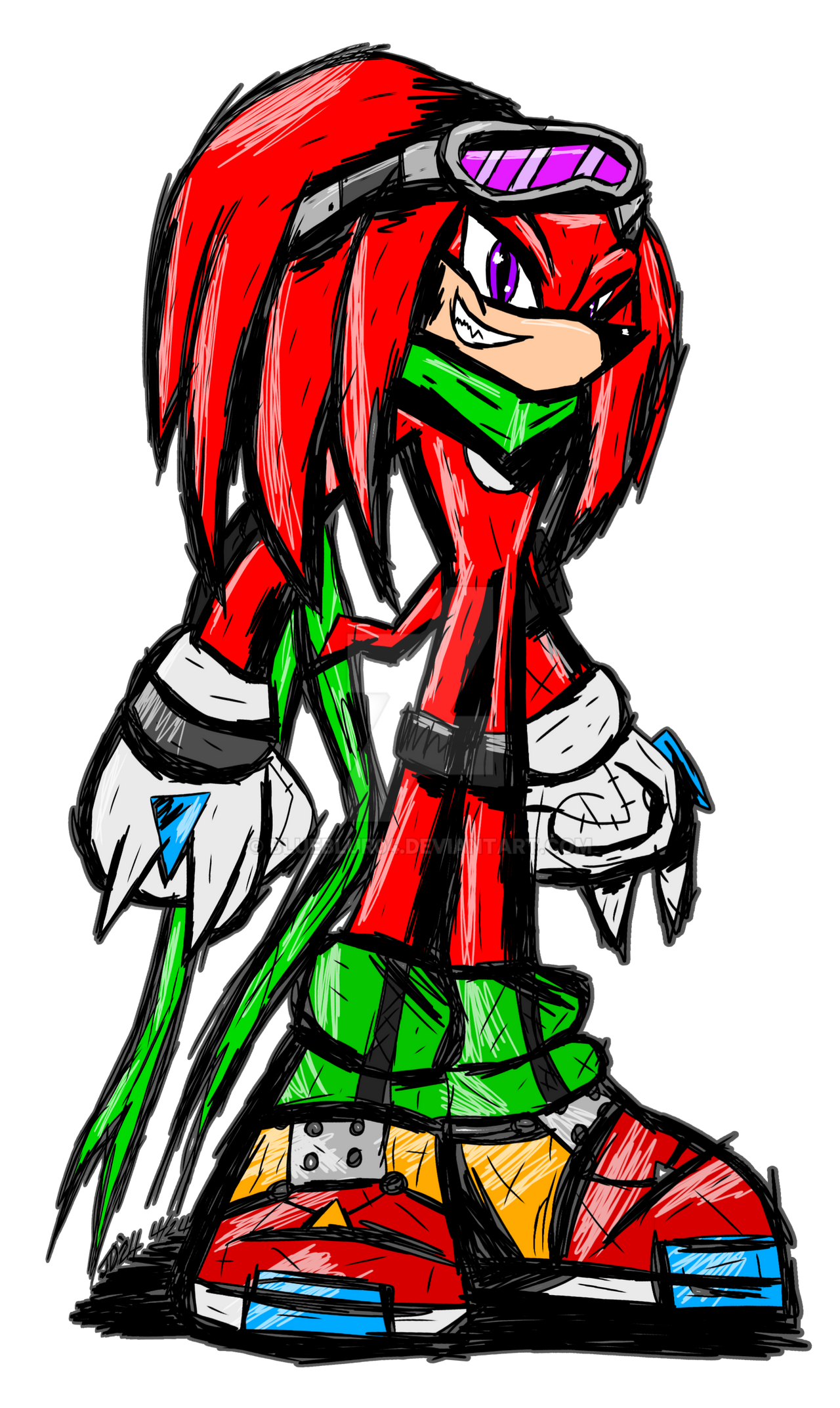 Knuckles the Echidna (Sonic Riders ECL1PSE)