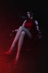 Ada Wong Cosplay RE2 Remake by @casyatanya