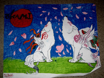 Okami Amaterasu and Shiranui