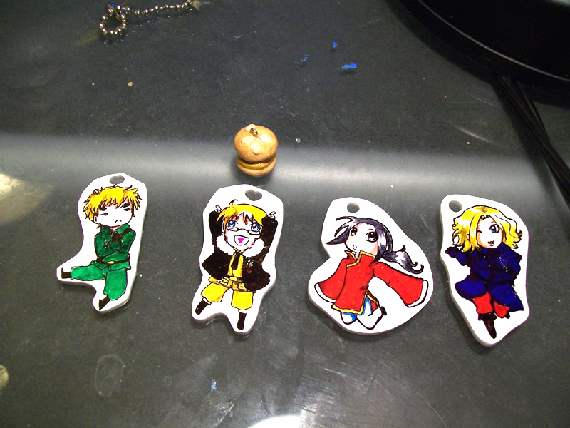 Hetalia Shrinky Dinks