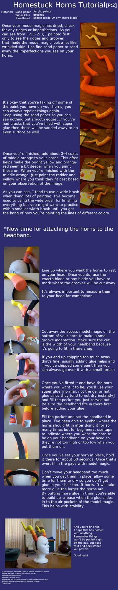 Homestuck Model Tutorial Homestuck Horns Tutorial Part Two by Lambentworld on DeviantArt