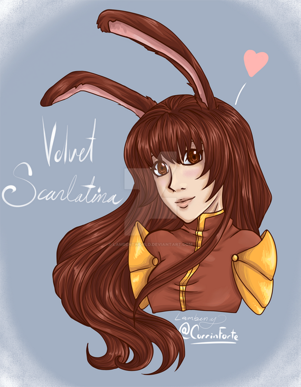 Velvetbustfinished by Lambentworld on DeviantArt