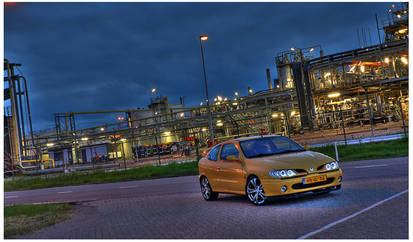 Megane at industrial area