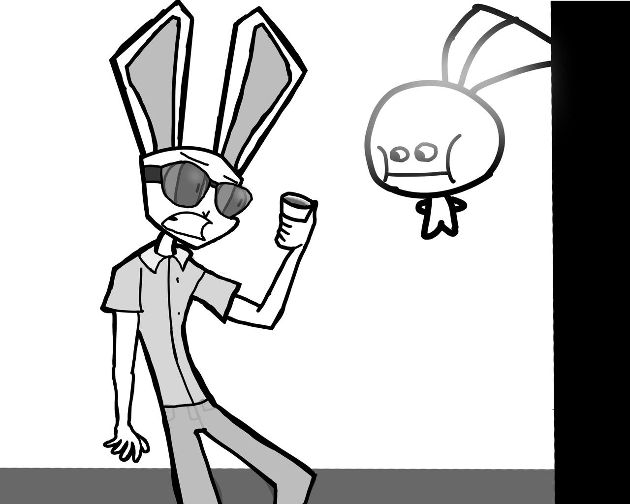 Deviantart Rabbit Kick Rabbit by HorlickerKicks on DeviantArt