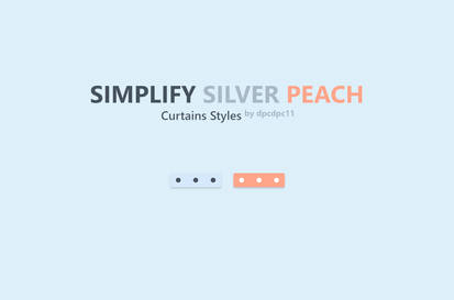 Simplify Silver Peach - Curtains Styles