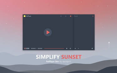 Simplify Sunset - PotPlayer Skin