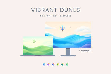 Vibrant Dunes - 5K Wallpaper Pack