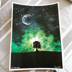 Watercolor Tree