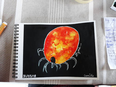 Watercolor Tick