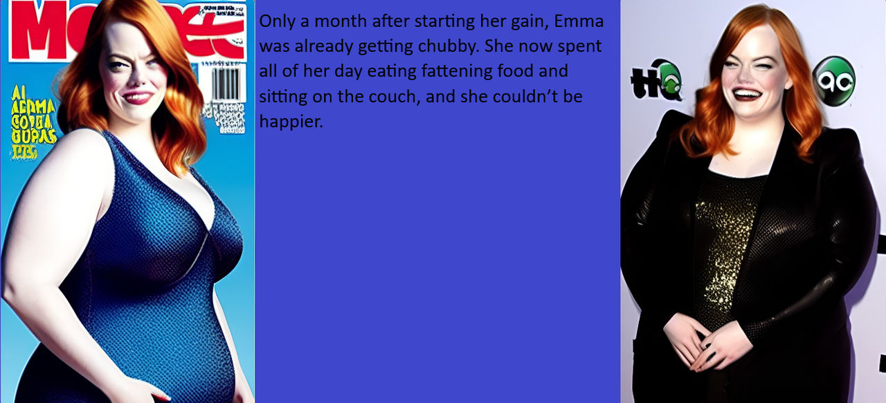 Emma Stone Gains 45 Stone In Weight 2 4 By DanielleTheFutureBBW On emma-stone-gains-45-stone-in-weight-2-4-by-daniellethefuturebbw-on