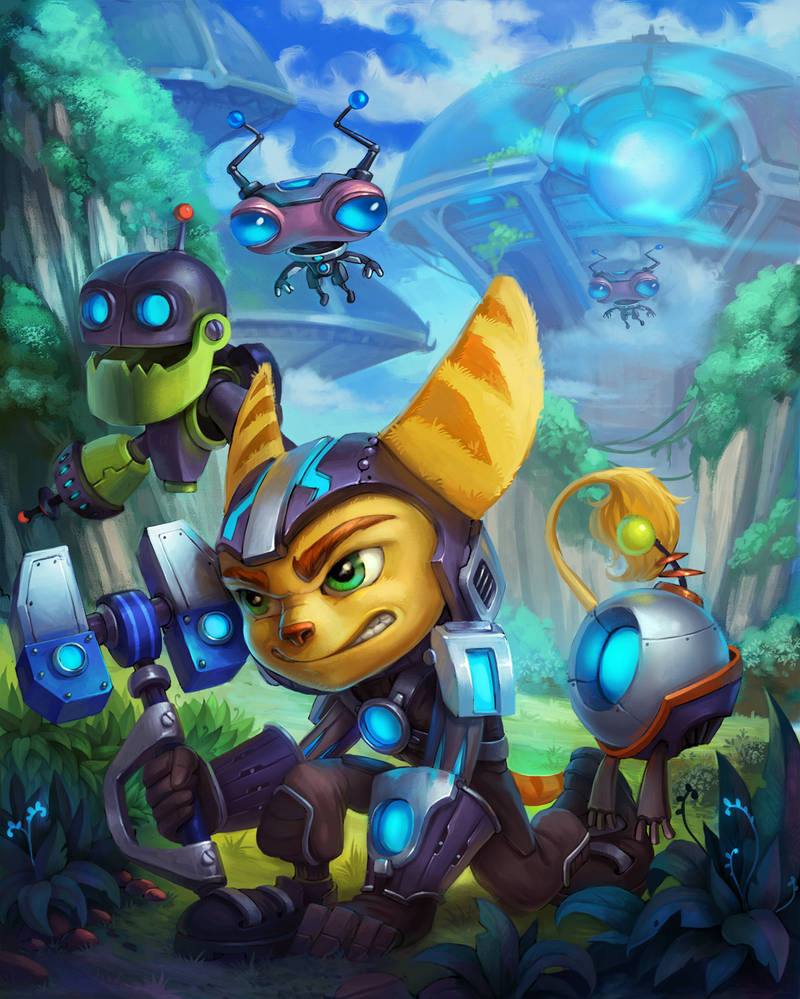 Rathet and clank fan art by lepyoshka Rathet and clank fan art by lepyoshka