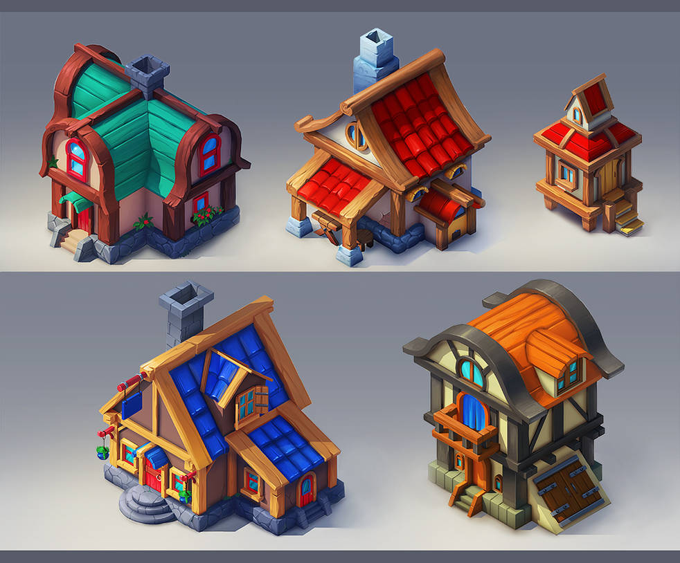 Deviantart Houses Houses by lepyoshka on DeviantArt