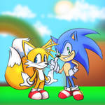 sonic and tails its sonic and tails